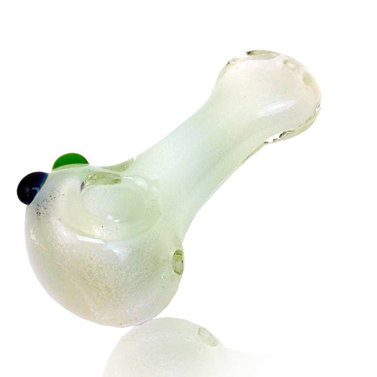 4 INCH GLOW IN THE DARK TRIPLE NUBS HAND PIPE