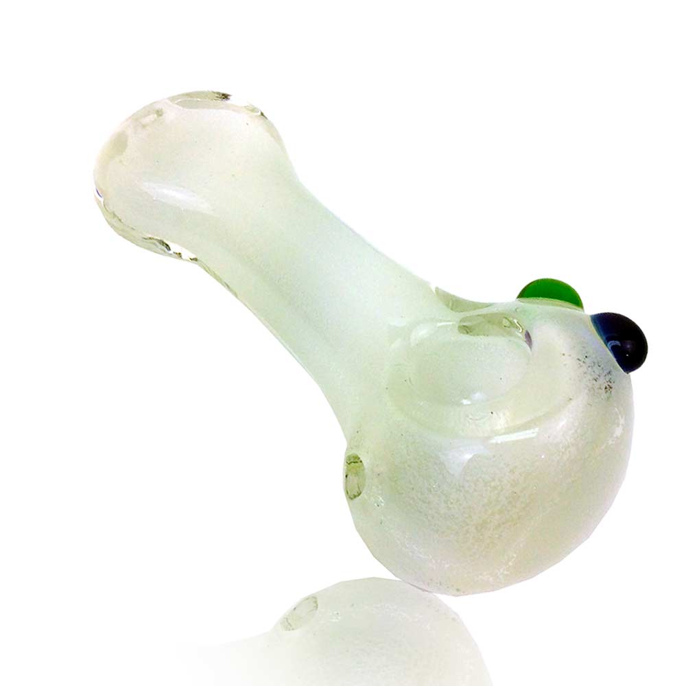 4 INCH GLOW IN THE DARK TRIPLE NUBS HAND PIPE SMOKECITY SC INC.