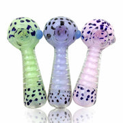 4 INCH POLKA DOT RIDGED BODY HAND PIPE