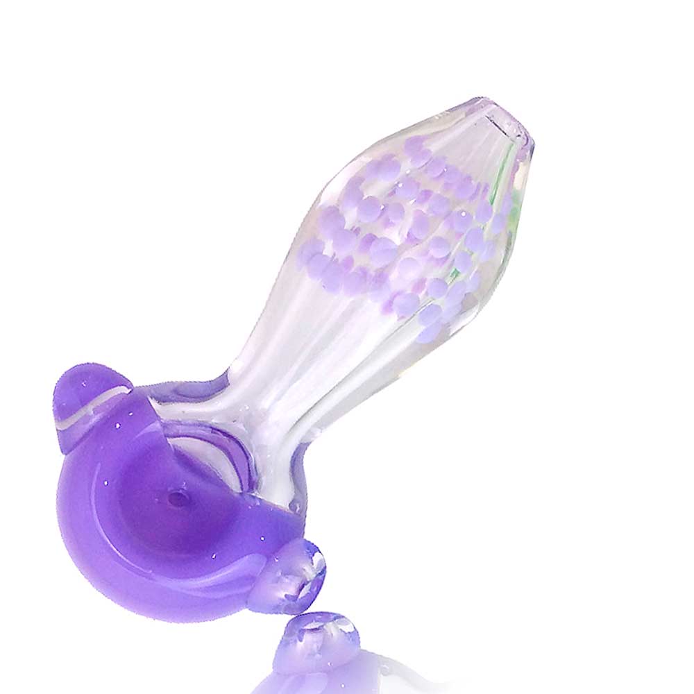 4 INCH SLIME HEAD WITH BODY DOTS SPOON HAND PIPE