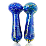 4.5 INCH DOUBLE GLASS HAND PIPE