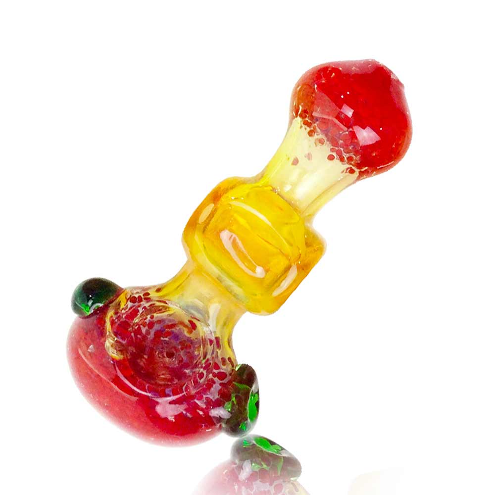 4.5 INCH FUMED FRIT HEAD SQUARE BODY HAND PIPE