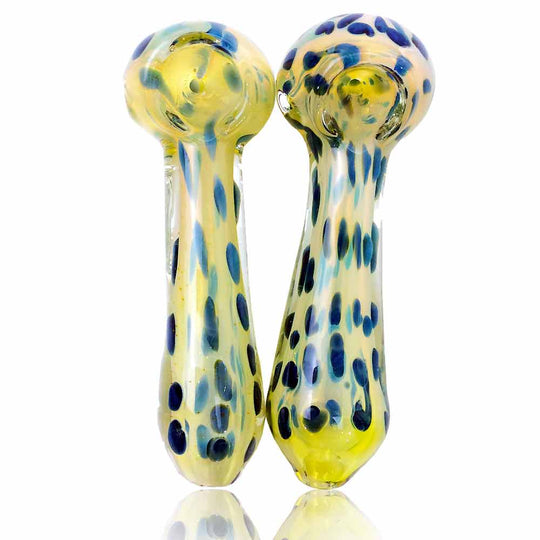 4.5 INCH FUMED WITH DOTS HAND PIPE