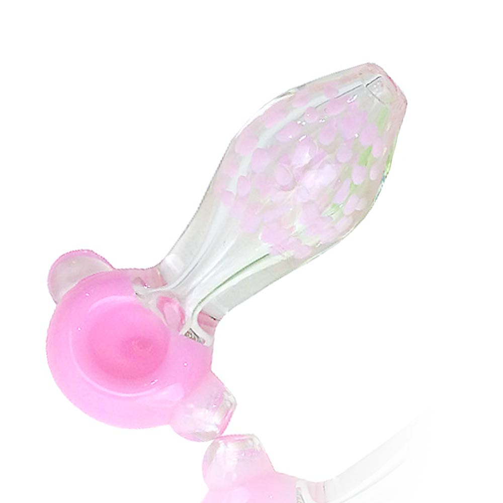 4.5 INCH SLIME HEAD WITH BODY DOTS SPOON HAND PIPE