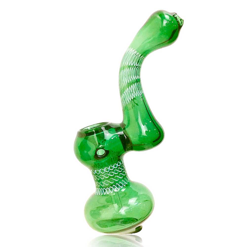 5 INCH MEDIUM COLOR BRAIDS BUBBLER WATER PIPE