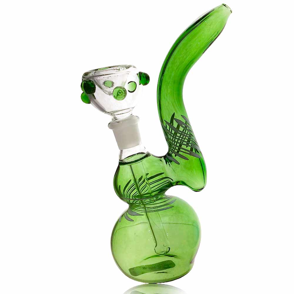 7 INCH COLOR TRANSPARENT BUBBLER