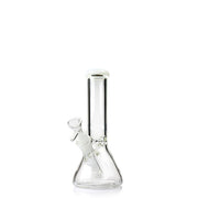 Glass Beaker Bong with Colored Mouth  8"