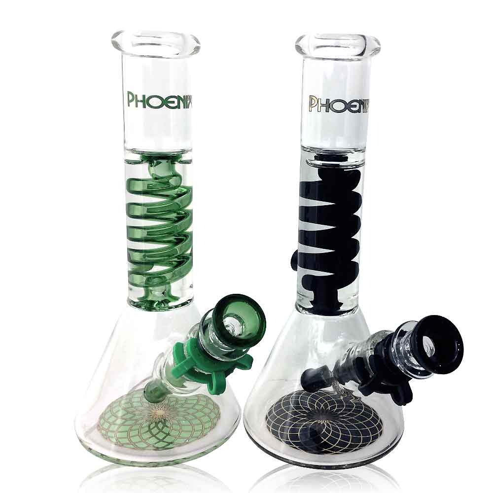 9.5 INCH PHOENIX BEAKER WITH FREEZABLE COIL WATER PIPE