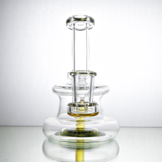 CL1 Glass Jammer With UV Reversal Dab Rig Front