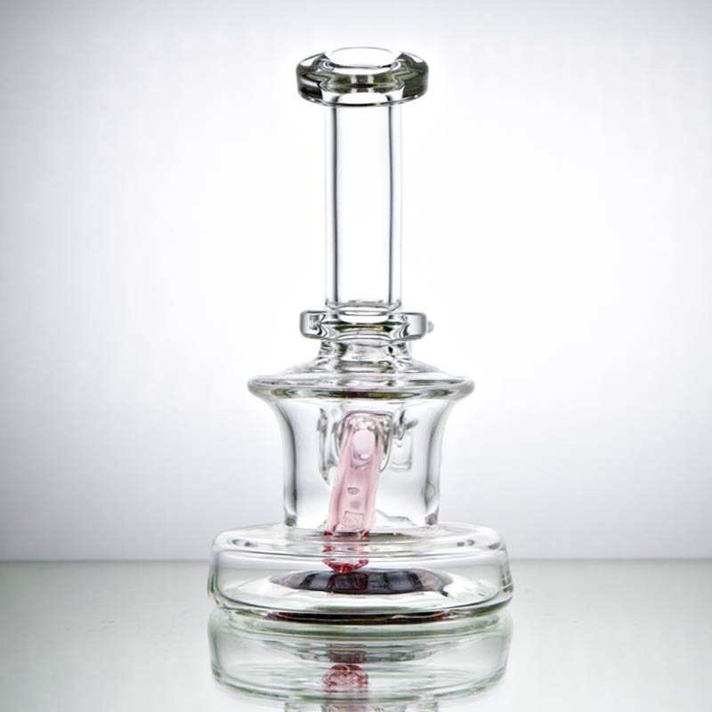CL1 Glass Clear Jammer Dab Rig Back