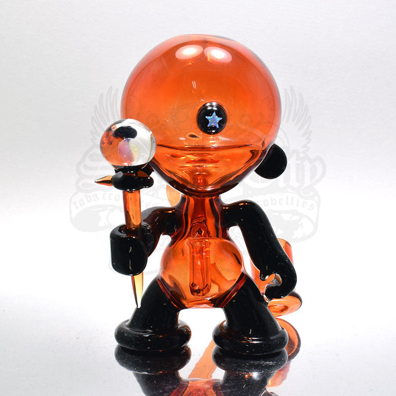 CL1 Red Munny With Crushed Opals Vapor Rig - Smoke City