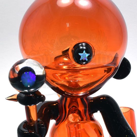 CL1 Red Munny With Crushed Opals Vapor Rig - Smoke City