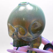 Carsten Carlile Starry Night Skeletal Vapor Bub Rib Cage Rig With Marble - Smoke City