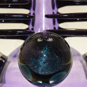 Carsten Carlile Purple Rain Skeletal Vapor Bub Rib Cage Rig With Marbles - Smoke City