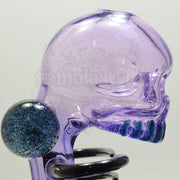 Carsten Carlile Purple Rain Skeletal Vapor Bub Rib Cage Rig With Marbles - Smoke City