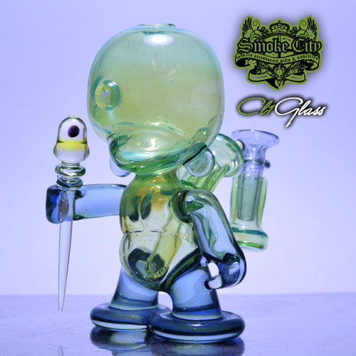 CL1 Rain Drop and Illuminati Munny Vapor Rig - Smoke City