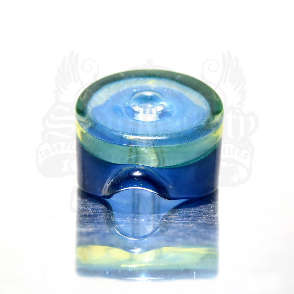 CL1 Custom Carb Cap Blue w illuminati Lip - Smoke City