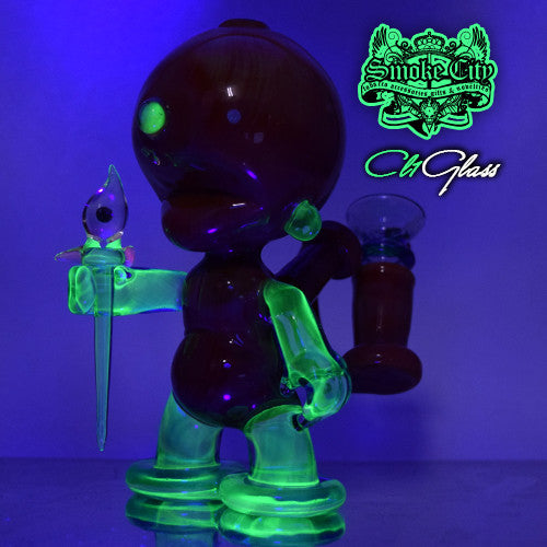 CL1 Serendipity and Purple Lollipop with Illuminati Munny Vapor Rig - Smoke City