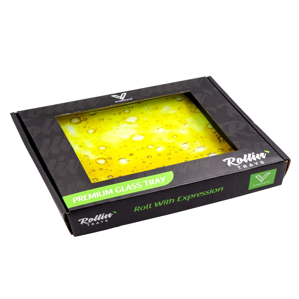 DAB SLAB GLASS ROLLING TRAY