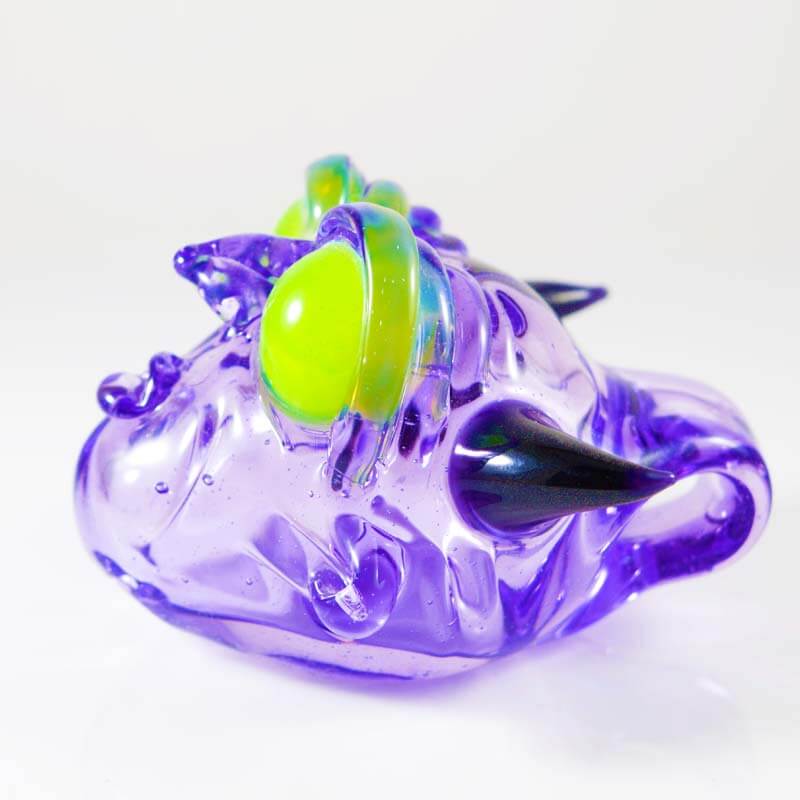 BNC Delightful Devil Glass Pendant Purple Rain 5