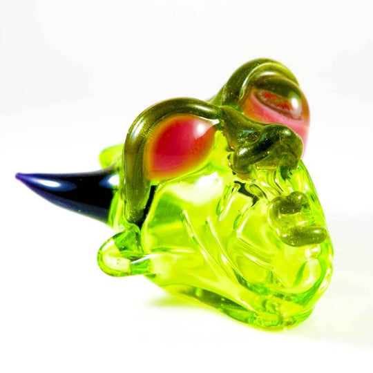 BNC Delightful Devil Glass Pendant Slyme Green Millie Eye 3