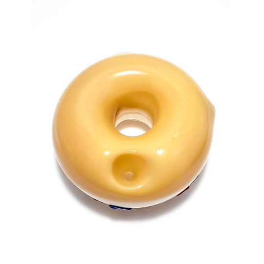 Donut Hand Pipe White With Sprinkles