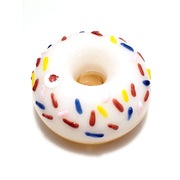 Donut Hand Pipe White With Sprinkles