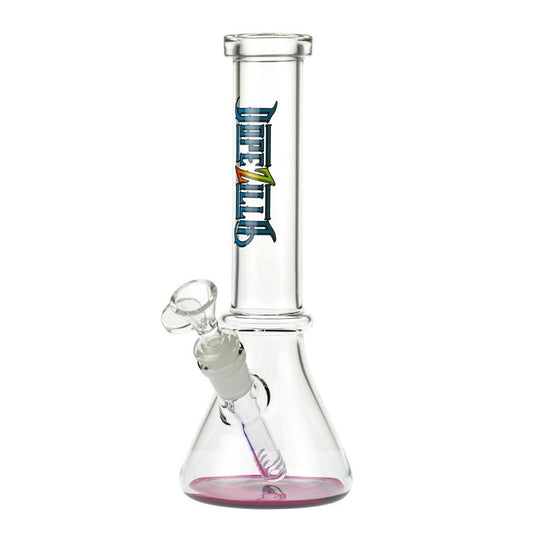 Dopezilla Lizard Beaker Base Bong 10" - Pink