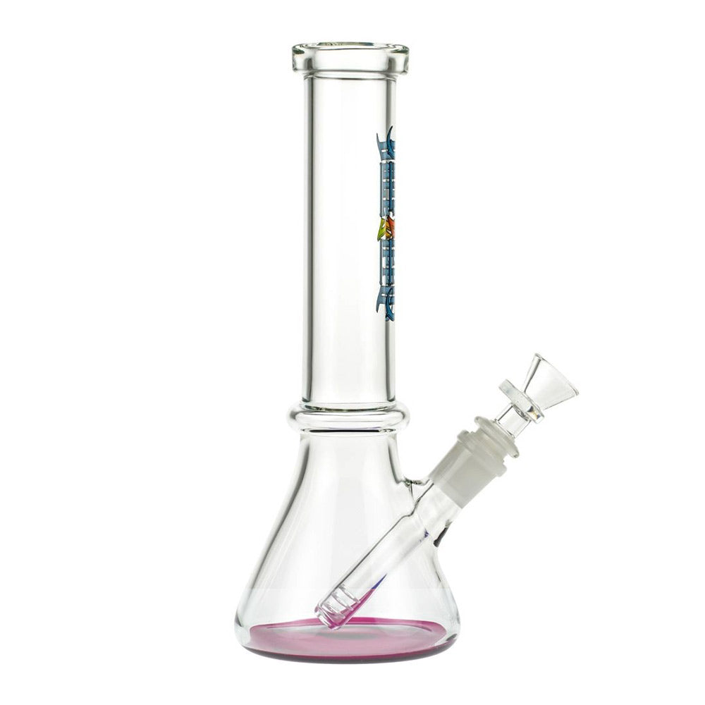 Dopezilla Lizard Beaker Base Bong 10" - Pink