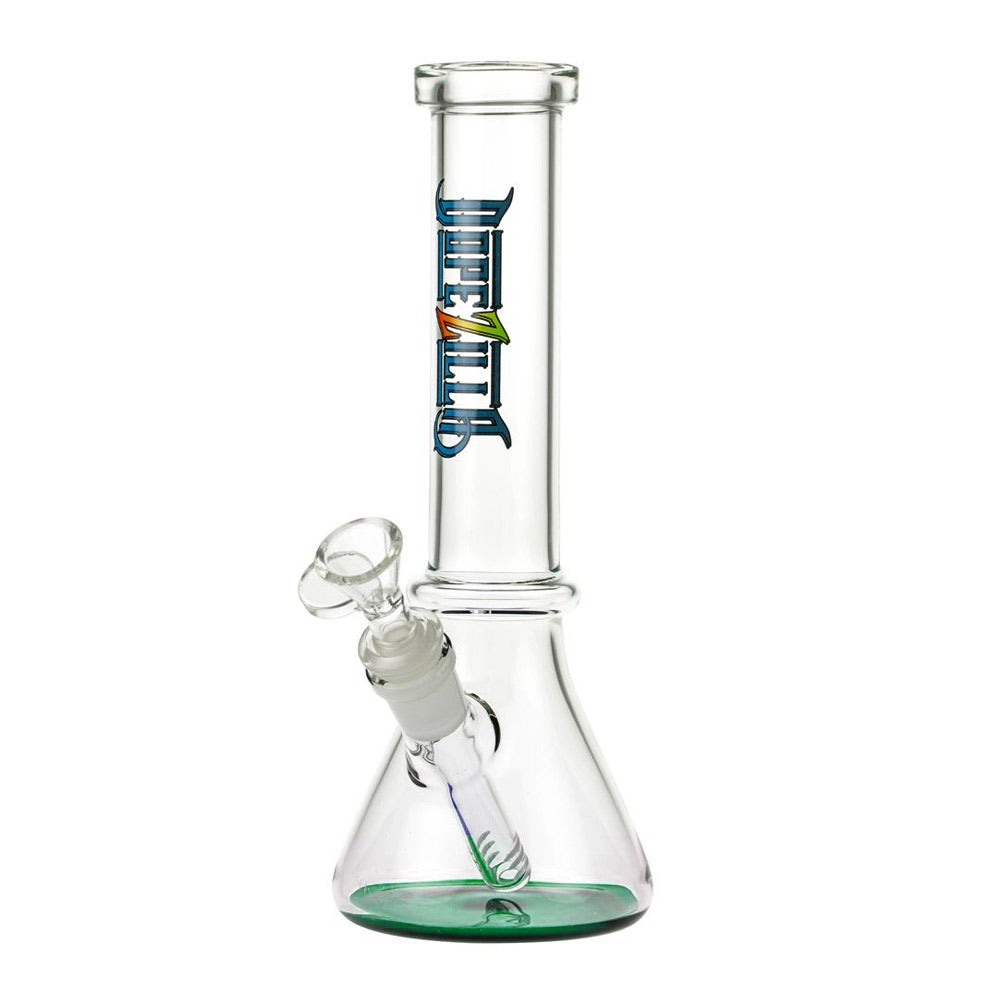 Dopezilla Lizard Beaker Base Bong 10" - Green