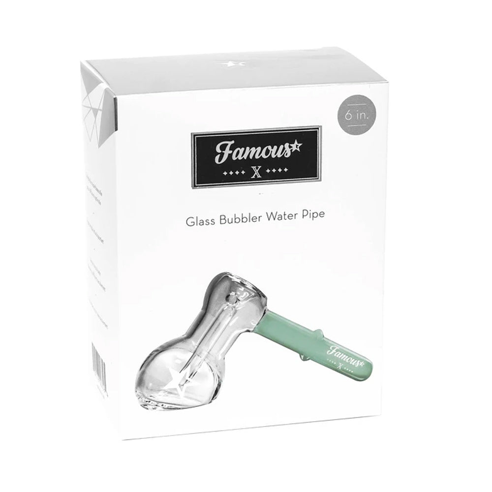 FAMOUS X BUBBLER HAMMER milky teal box