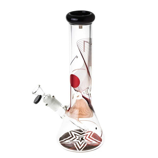 Famous Brandz Glass Beaker Ice Bong GOA