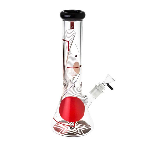 Famous Brandz Glass Beaker Ice Bong GOA