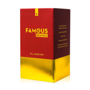 Famous Brandz Glass Straight Ice Bong | SURRENDER box