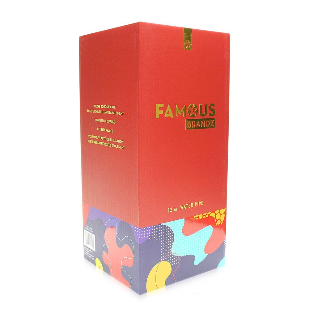 Famous Brandz Glass Beaker Ice Bong Fabric