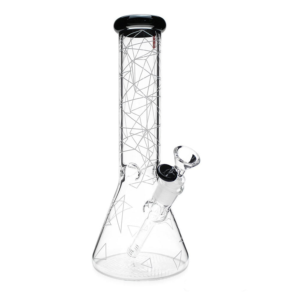 Famous Brandz Glass Beaker Ice Bong X-Space