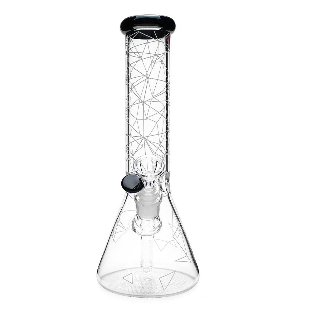 Famous Brandz Glass Beaker Ice Bong X-Space