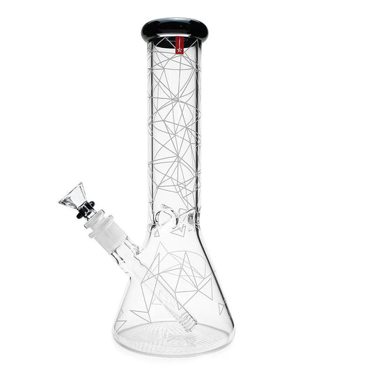 Famous Brandz Glass Beaker Ice Bong X-Space