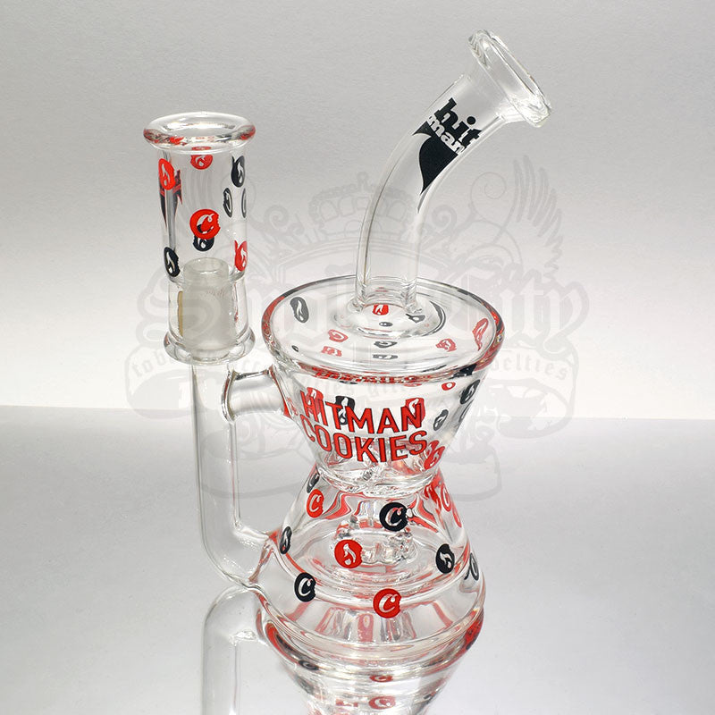 Hitman x Cookies Glass Phase2 Hourglass Rig - Smoke City