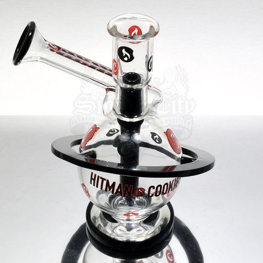 Hitman x Cookies Glass Phase2 10mm Planet Vapor Rig - Smoke City