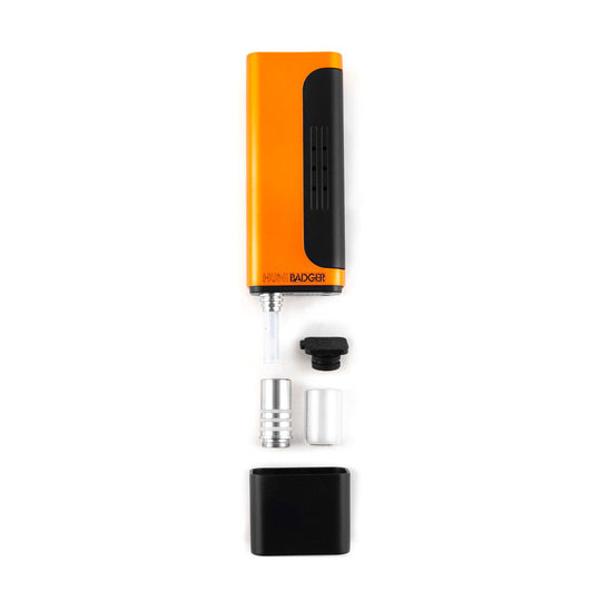 HUNI BADGER PORTABLE DAB NECTOR COLLECTOR CALICO ORANGE VAPORIZER