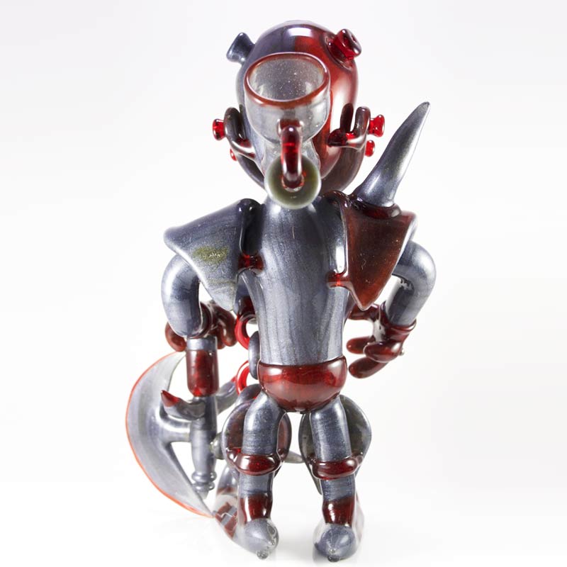 Josh St. George Glass Knight Dab Rig Back