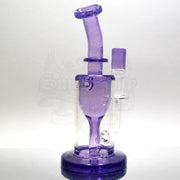 Leasure Glass - 14mm Purple Rain Incycler Vapor Rig - Smoke City