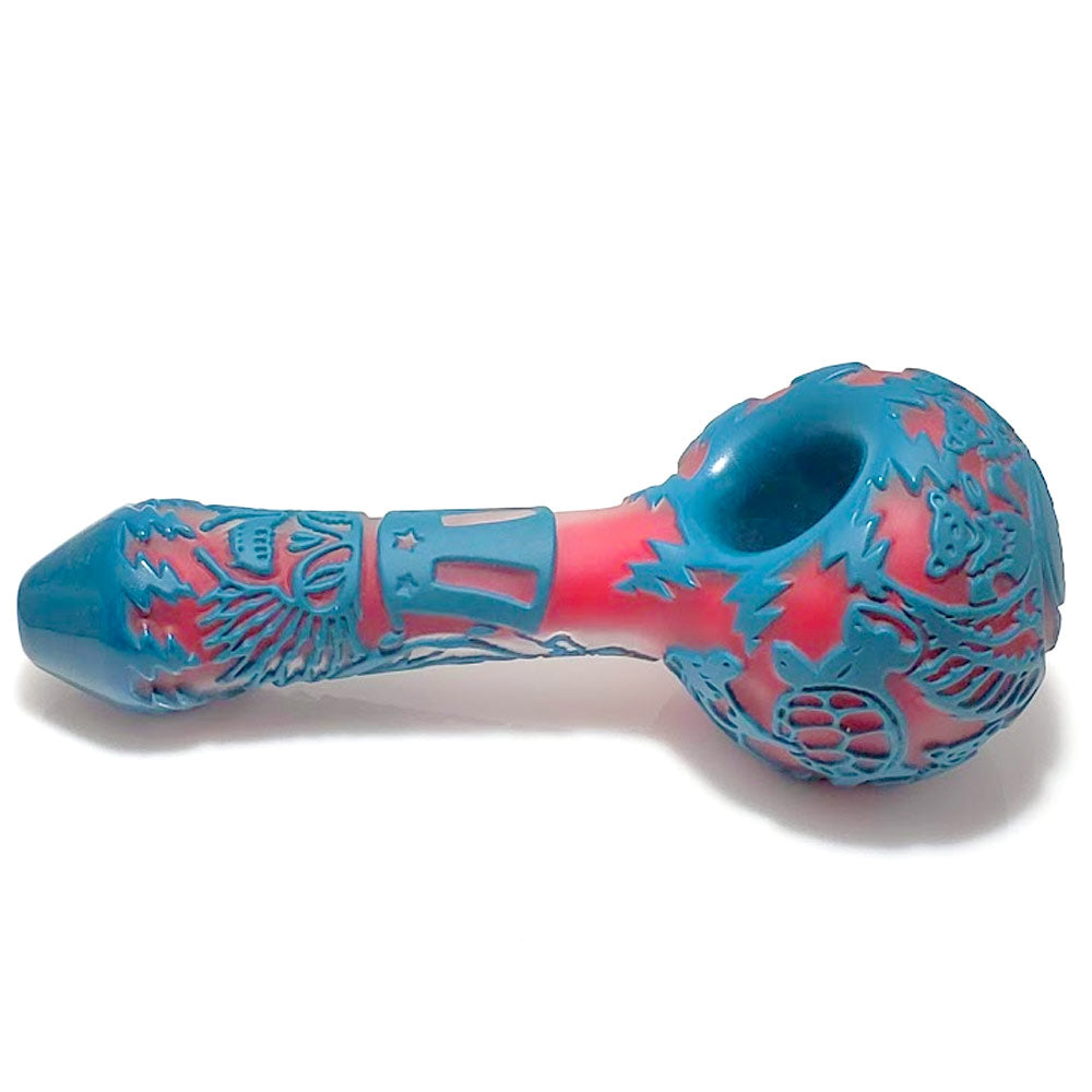 Liberty 503 Glass Grateful Dead Red Blue