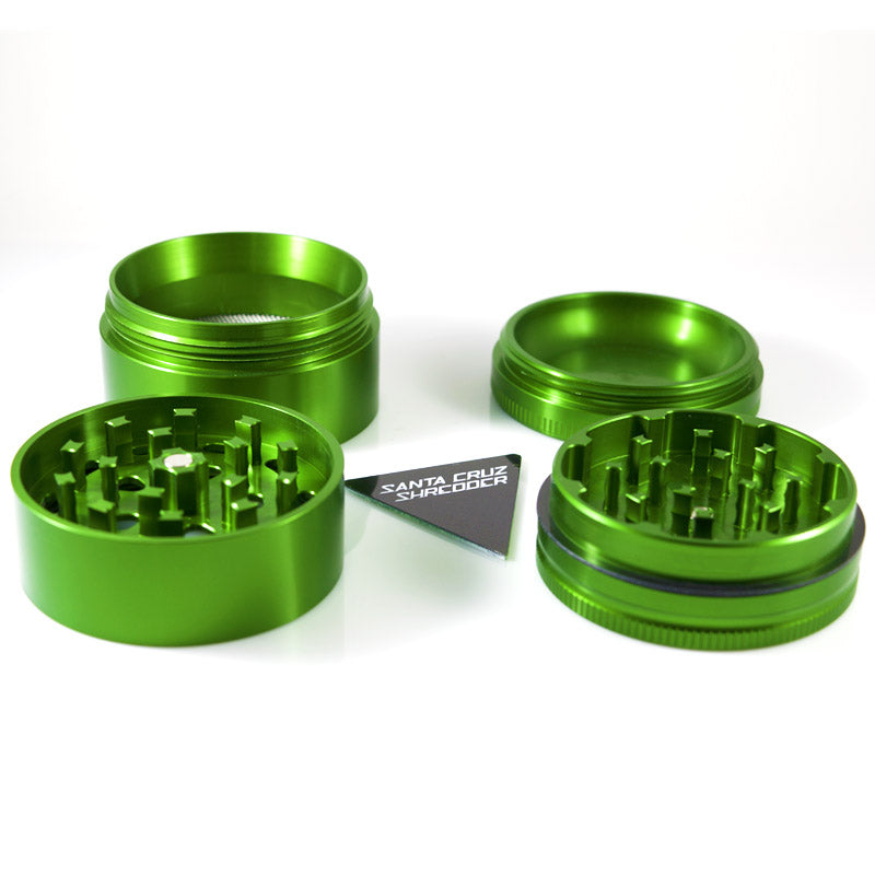 MEDIUM 4 - PIECE GREEN SHREDDER - Smoke City