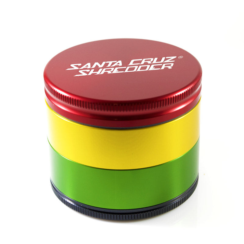 MEDIUM 4 - PIECE RASTA SHREDDER - Smoke City