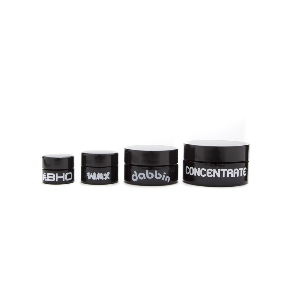 LARGE CONCENTRATE JAR - % LABEL (WRITE & ERASE) - Smoke City