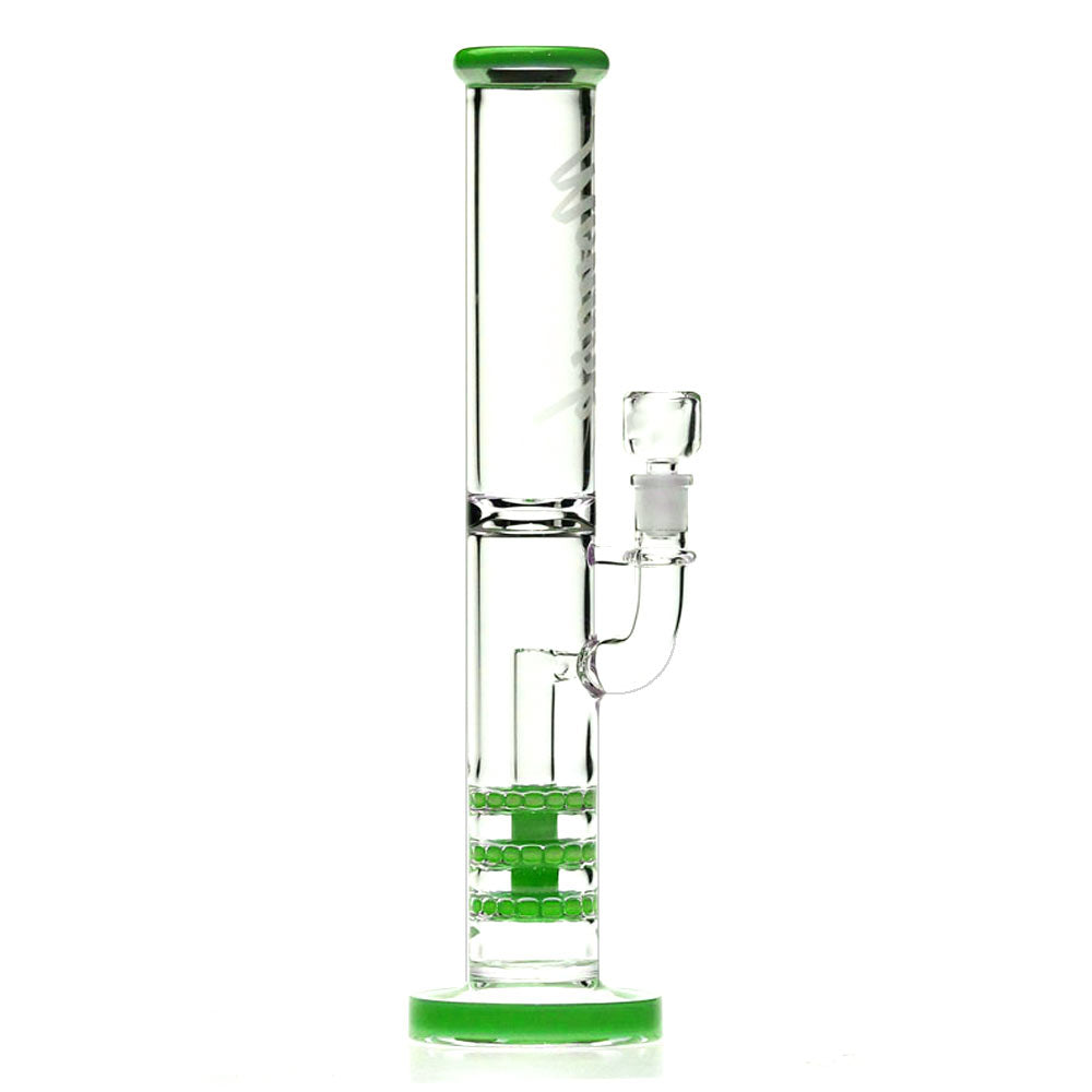 Monark Glass Triple Ratchet Perc Bong