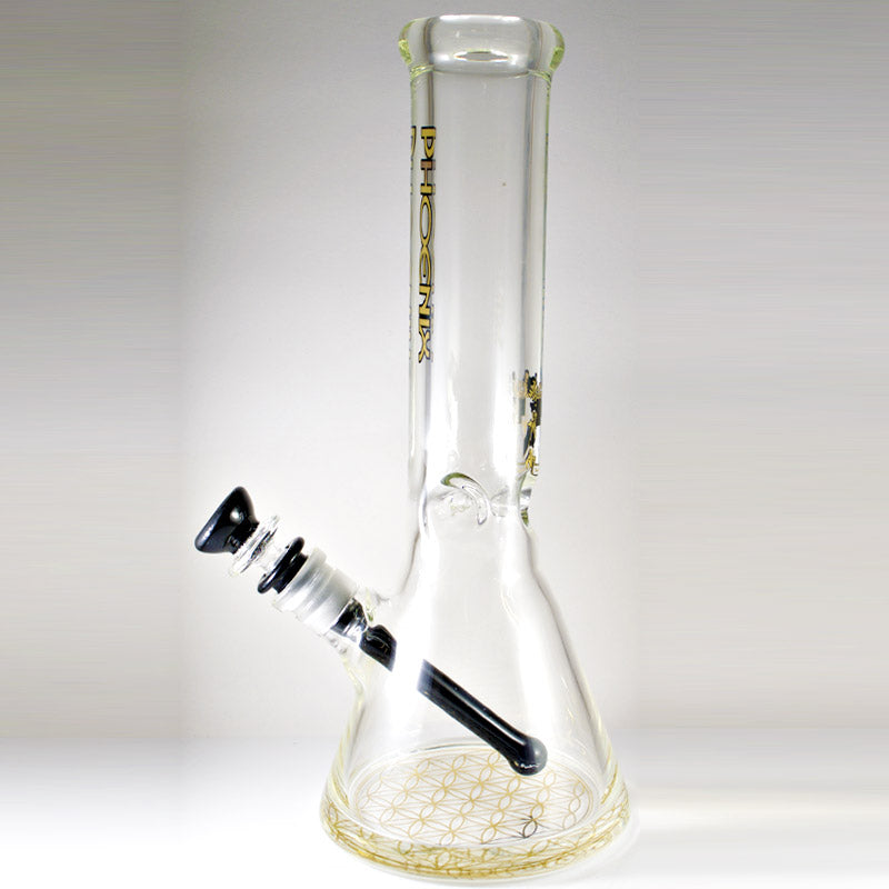 Phoenix 7MM Water Pipe - Beaker - 12" - Smoke City