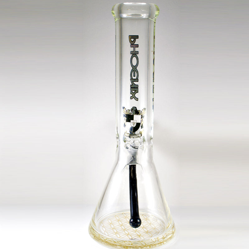 Phoenix 7MM Water Pipe - Beaker - 12" - Smoke City